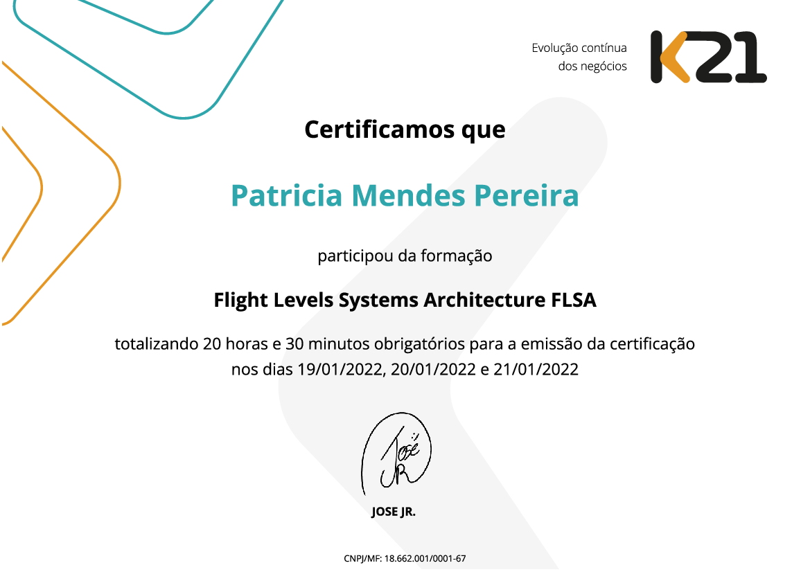 Certificado K21